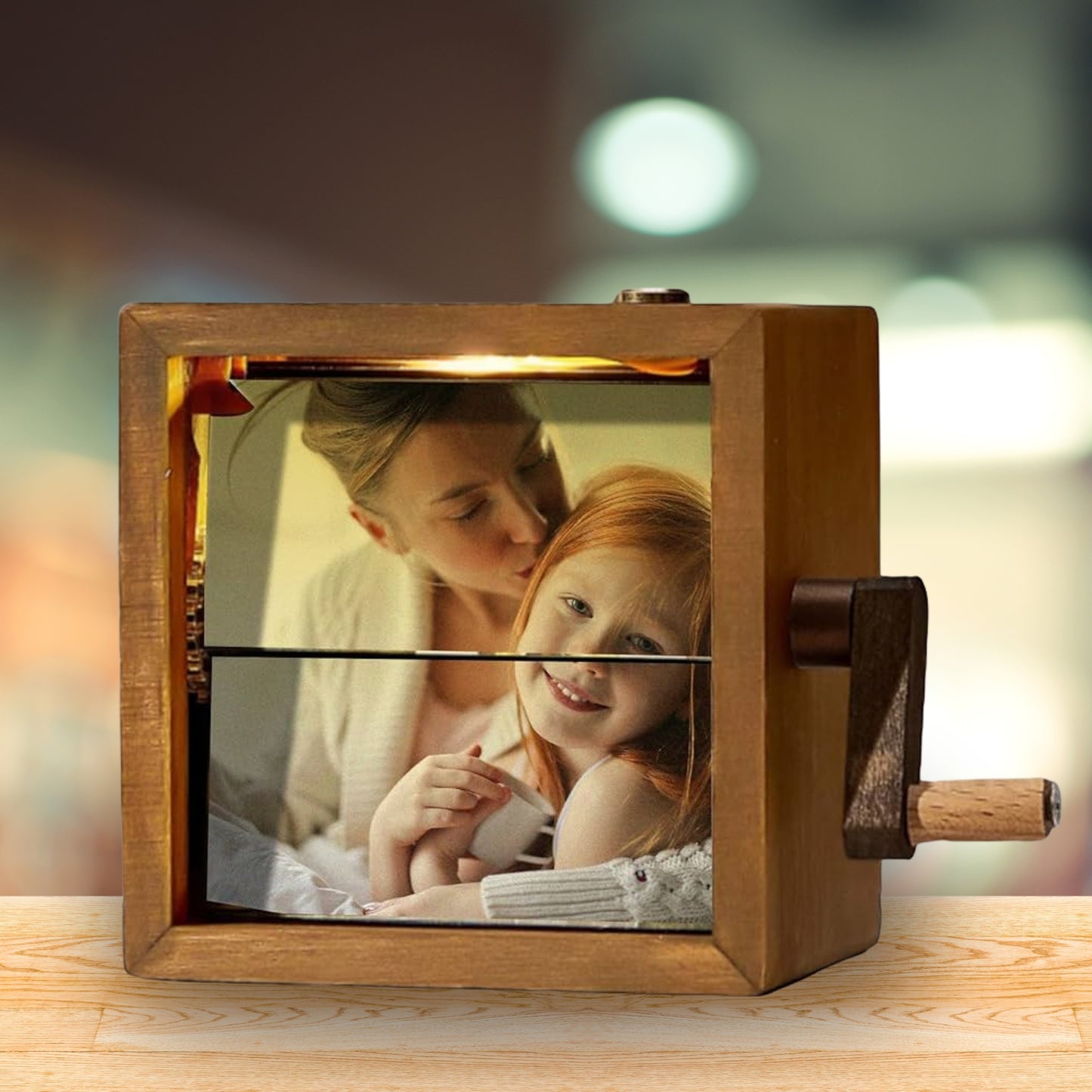 Personalized - Flipbook Frame Hand Cranked Animated Photo Box