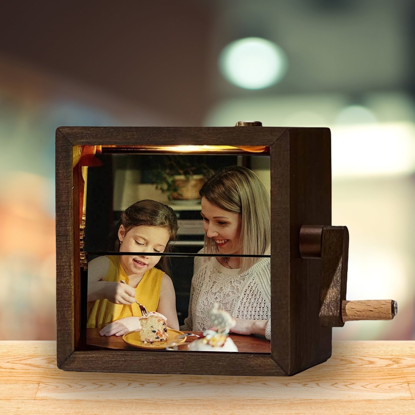 Personalized - Flipbook Frame Hand Cranked Animated Photo Box