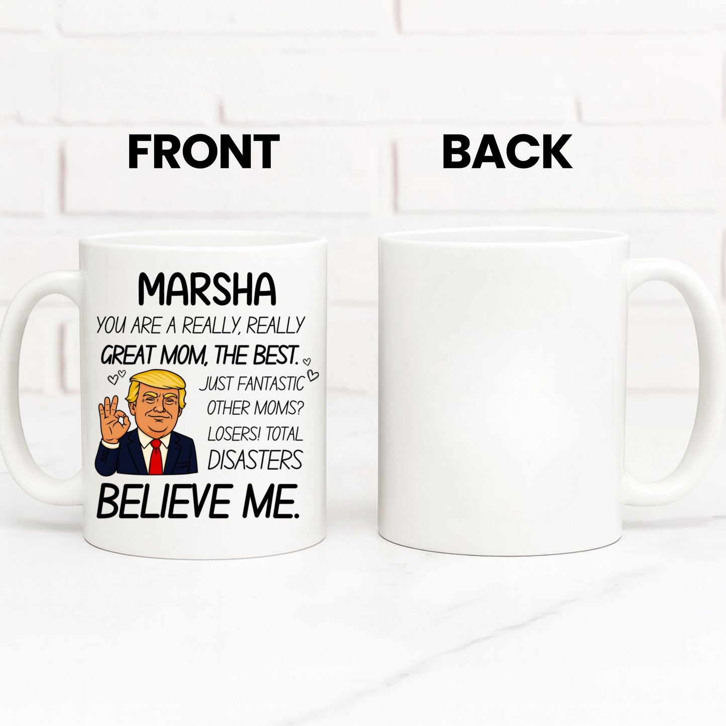 Custom Photo Best Mom Ever Funny Gift - 11oz White Mug