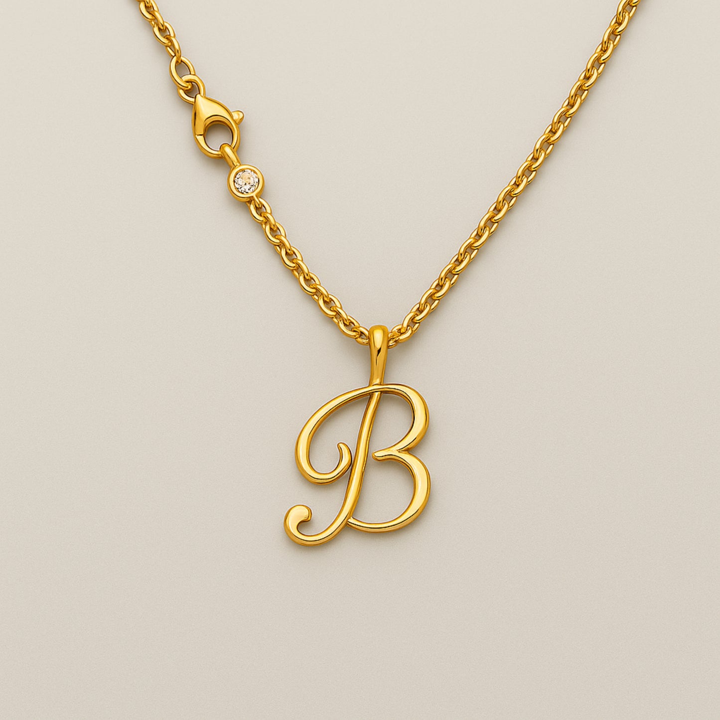 Custom - Golden Initial's Love Necklace