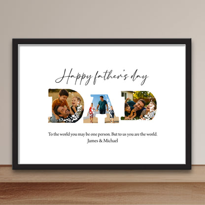 Personalized - Father's Day Landscape Picture Frame