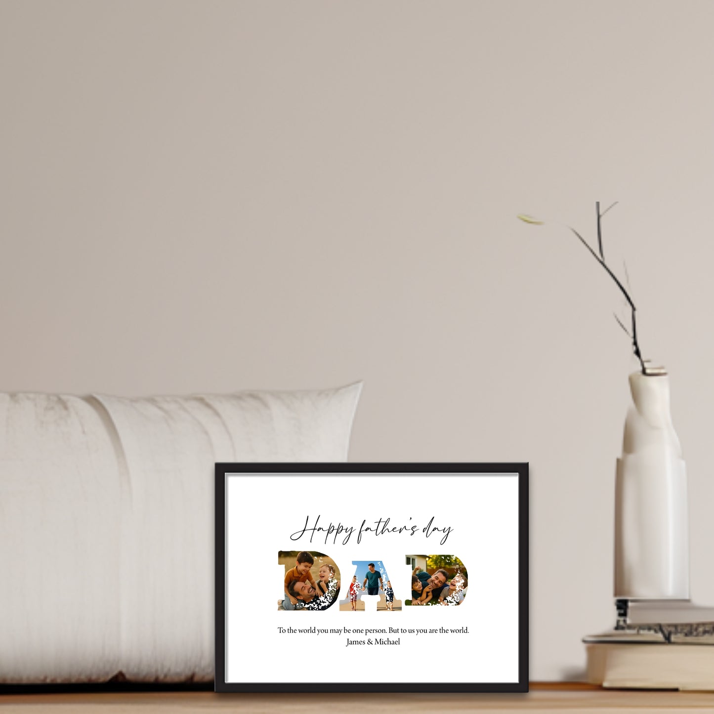 Personalized - Father's Day Landscape Picture Frame