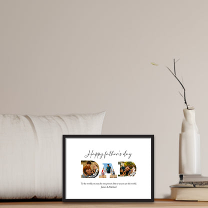 Personalized - Father's Day Landscape Picture Frame