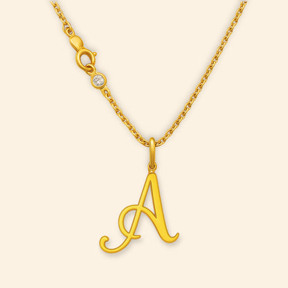 Custom - Golden Initial's Love Necklace