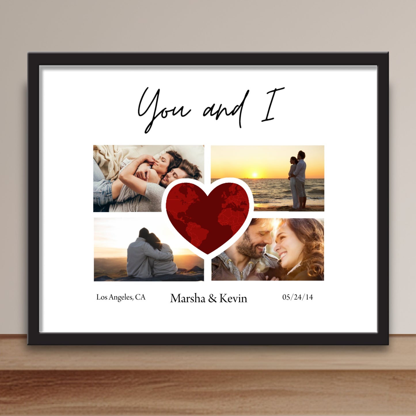 Personalized - Couples Landscape Picture Frame