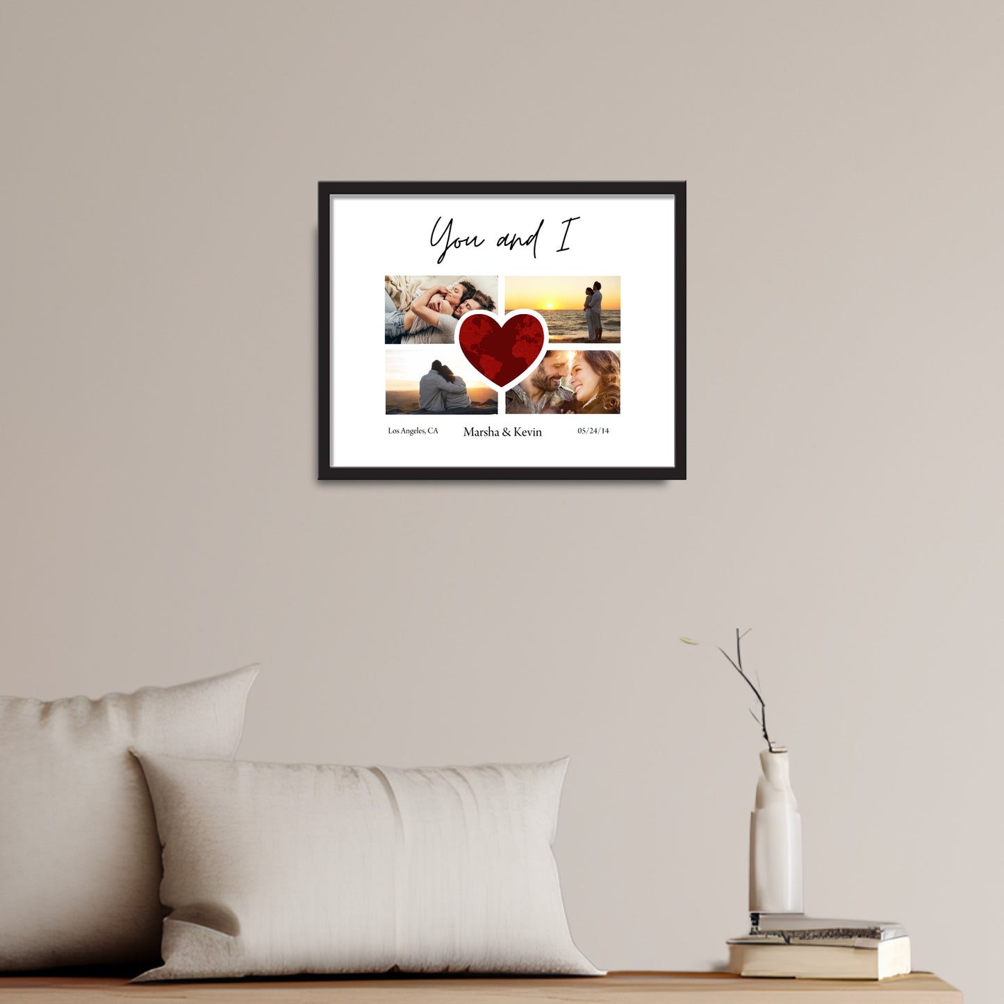 Personalized - Couples Landscape Picture Frame