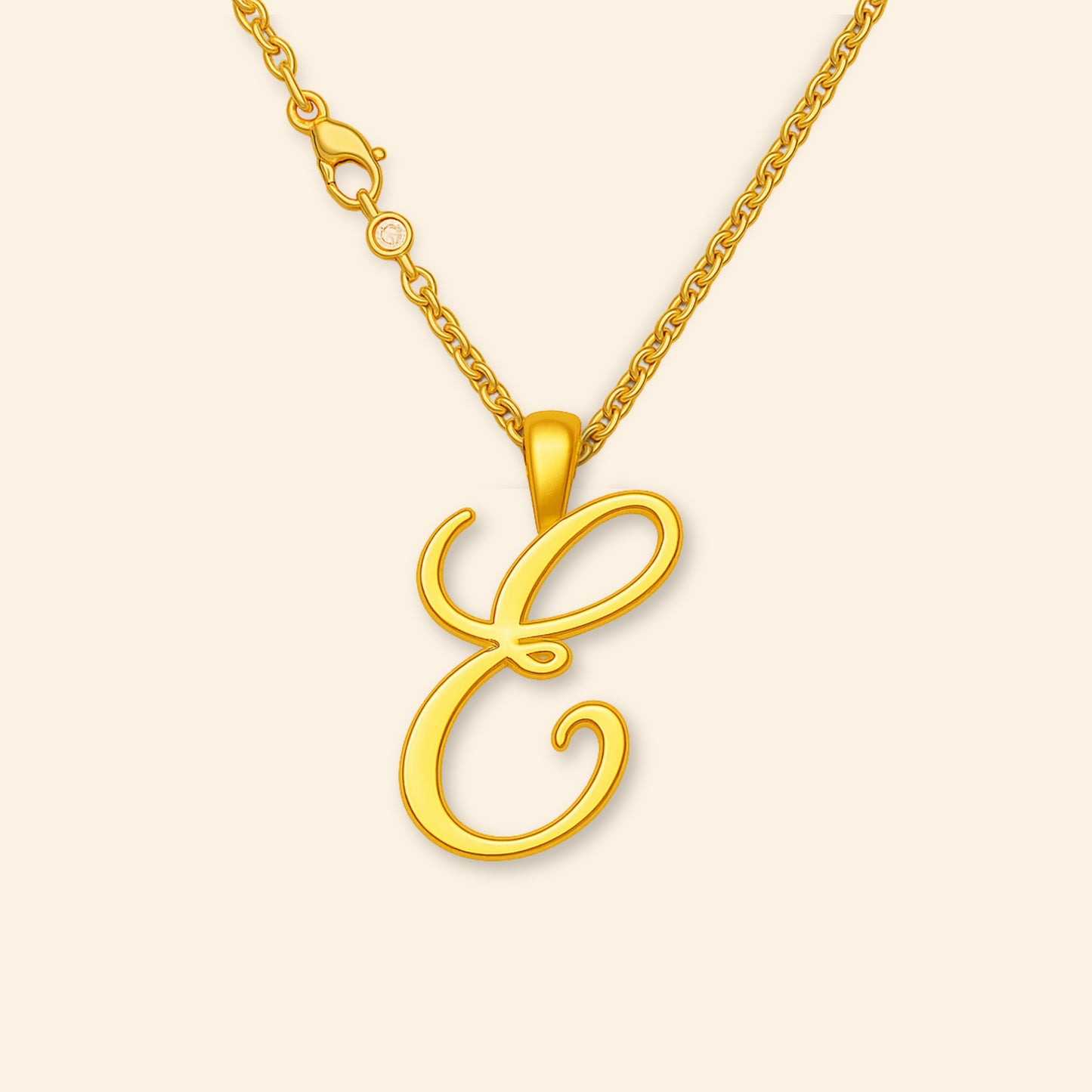 Custom - Golden Initial's Love Necklace