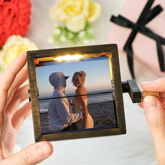 Personalized - Flipbook Frame Hand Cranked Animated Photo Box