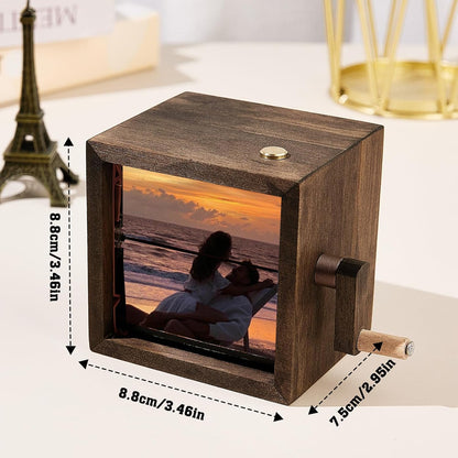 Personalized - Flipbook Frame Hand Cranked Animated Photo Box