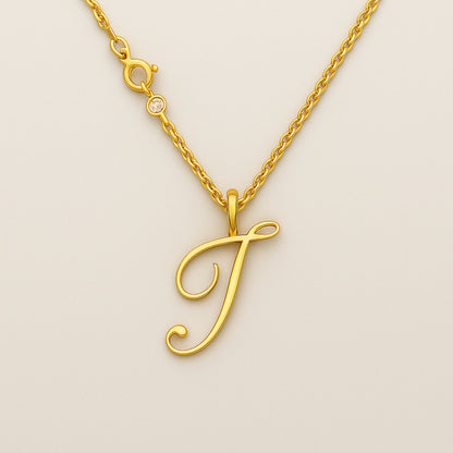 Custom - Golden Initial's Love Necklace