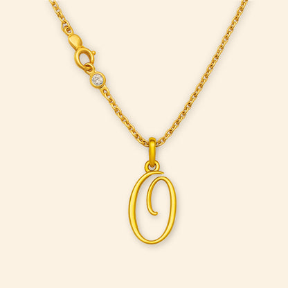 Custom - Golden Initial's Love Necklace