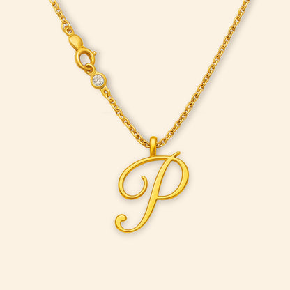 Custom - Golden Initial's Love Necklace