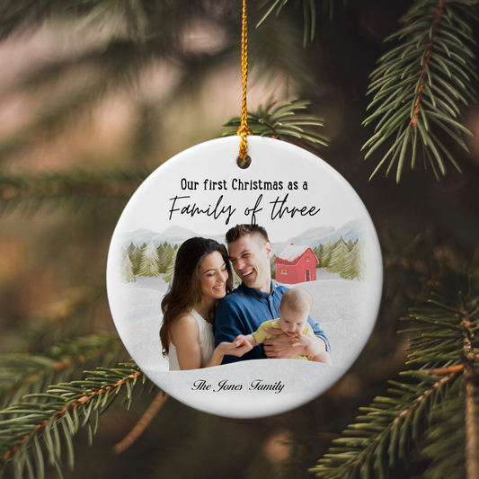 Personalized - Custom Photo Ornament Keepsake