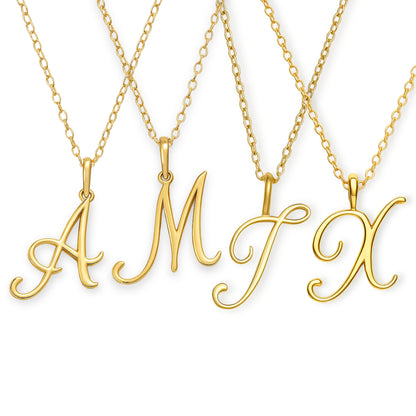 Custom - Golden Initial's Love Necklace