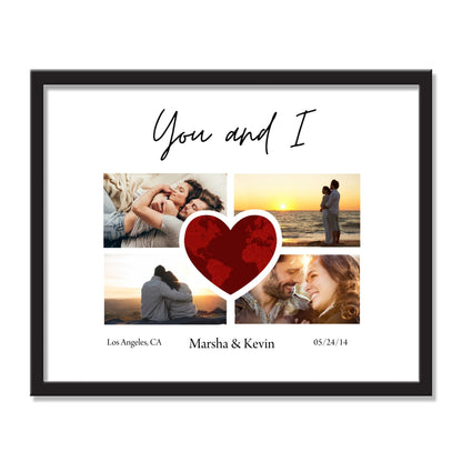 Personalized - Couples Landscape Picture Frame
